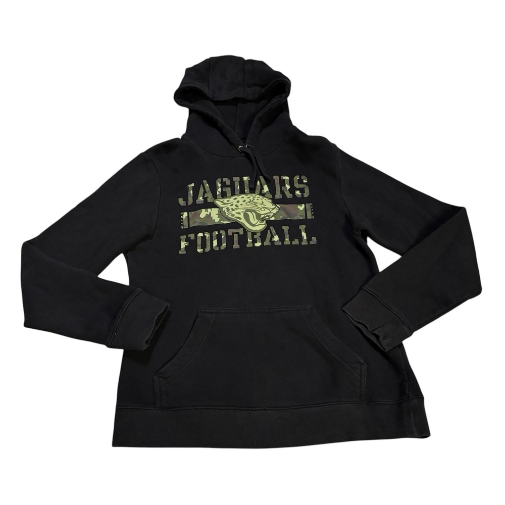 NFL Team Apparel Jaguars Camo Hoodie Black Green Tan Mens Medium